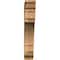 Ekena Millwork Merced Traditional Rough Sawn Bracket, Western Red Cedar, 4"W x 24"D x 24"H BKT04X24X24MRC01RWR - alternate 2